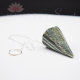 Séraphinite pendule argent