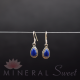 Boucle d'Oreille Lapis Lazuli argent 4