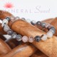 Bracelet Agate perles rondes 8mm