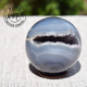 Sphère d'Agate avec cristalisation d'Amèthyste 5