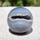 Sphère d'Agate avec cristalisation d'Amèthyste 5
