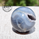 Sphère d'Agate avec cristalisation d'Amèthyste 5