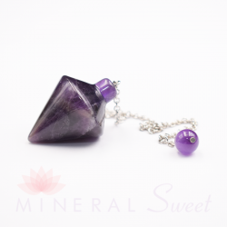 Amatista péndulo egipcio