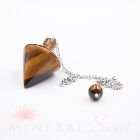 Oeil de Tigre Pendule Égyptien