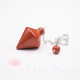 Jaspe Rouge pendule Égyptien