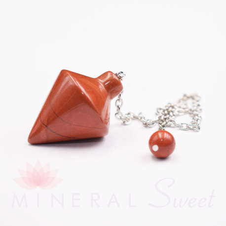 Jaspe Rouge pendule Égyptien