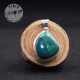 Chrysocolle pendentif argent 5