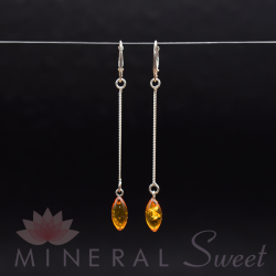 Pendientes en ámbar