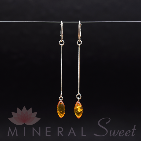 Pendientes en ámbar