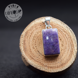 Charoïte pendentif argent 3