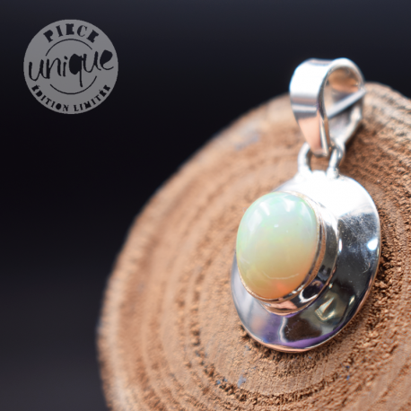 Pendentif Opale Ethiopieenne argent 9
