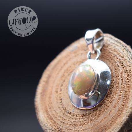 Pendentif Opale Ethiopieenne argent 9