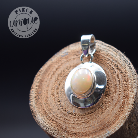 Pendentif Opale Ethiopieenne argent 2