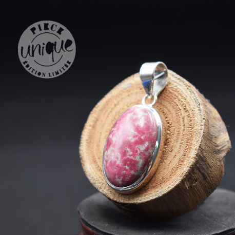 Pendentif Thulite argent 3