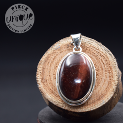 Pendentif Oeil de Taureau argent 5