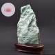Fuchsite brute sur socle de bois vernis KBFS4