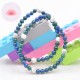 Bracelet garçon en Azurite et Howlite