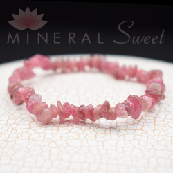 Pulsera Rubelita/Turmalina rosa barroca BBR