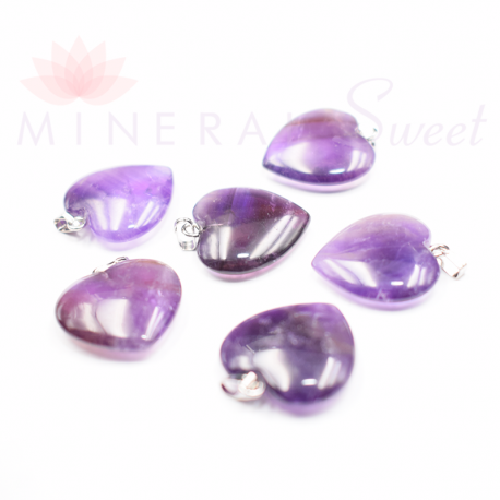 Pendentif Améthyste ovale