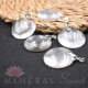 Pendentif Cristal de Roche oval