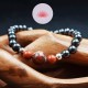 Bracelet Homme Shungite, Jaspe Rouge et Jaspe Rouge Bréchique