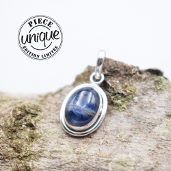 Pendentif Cyanite argent 13