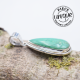 Chrysoprase pendentif argent 4