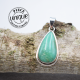 Chrysoprase pendentif argent 4