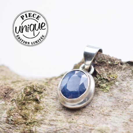 Pendentif Cianite argent
