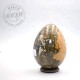 Jaspe polychrome oeuf AR05