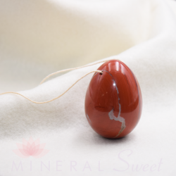 Oeuf de Yoni Jaspe Rouge