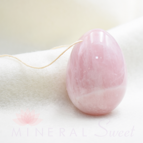 Oeuf de Yoni Quartz Rose