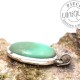 Chrysoprase pendentif argent 7