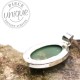 Chrysoprase pendentif argent 7