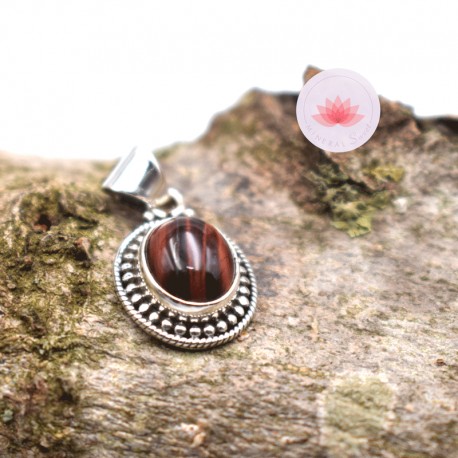 Pendentif Oeil de Taureau argent petit modèle