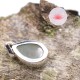 Pendentif Prehnite et Argent