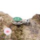 Chrysoprase pendentif argent Petit modèle