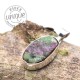 Pendentif Rubis sur Zoïsite Argent 2