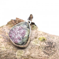 Pendentif Rubis sur Zoïsite Argent 3