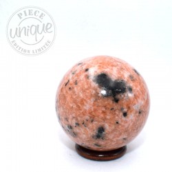 Calcite orange sphère ARL38