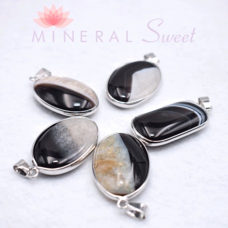 Pendentif Agate teintée B