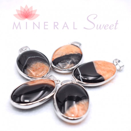 Pendentif Agate teintée A