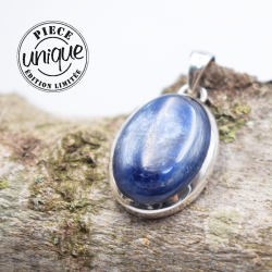 Pendentif Cyanite argent 12