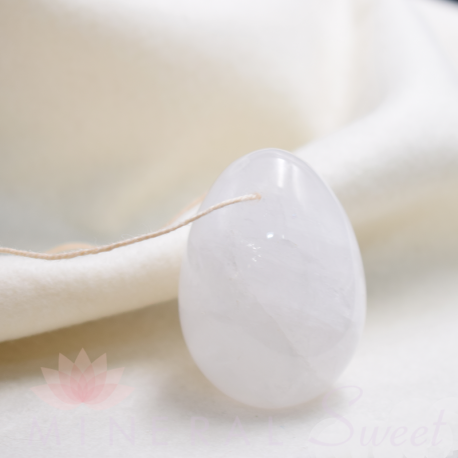 Oeuf de Yoni de Cristal de Roche