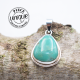 Chrysoprase pendentif argent 1