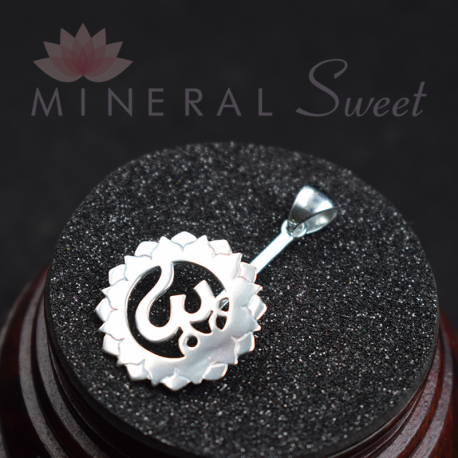 Porte "donut" Om argent