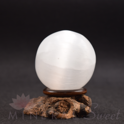 Esfera de Selenita blanca