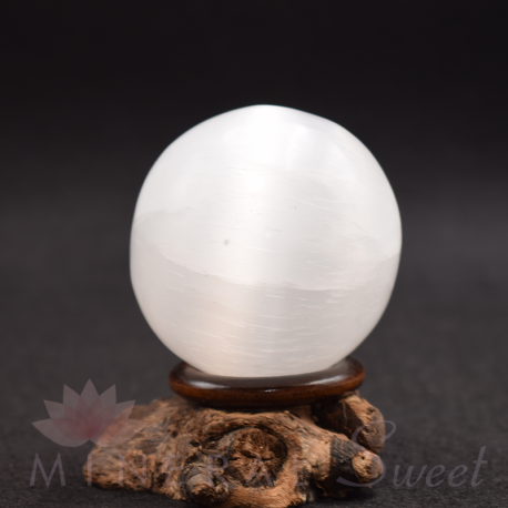 Esfera de Selenita blanca