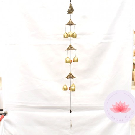 Carillon 9 clochettes Bateau