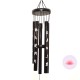 Carillon aluminium moyen noir